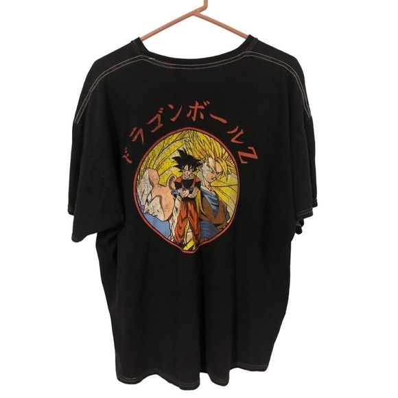 Dragon Ball Z Black Anime Graphic T-Shirt L - Picture 5 of 5